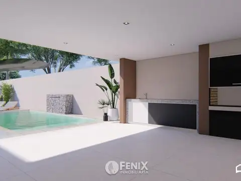 CASA EN VENTA DE 2 DORMITORIOS - BARRIO DEL LAGO (CF1415)