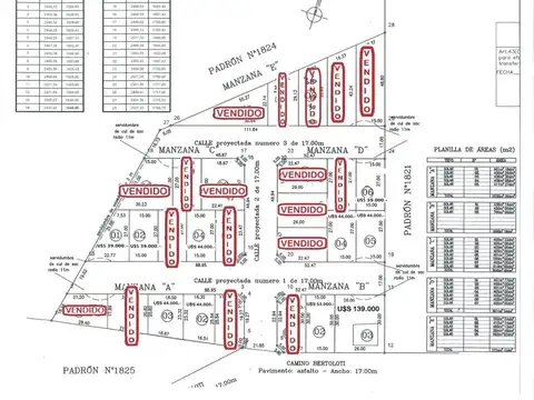 Venta de terrenos en nuevo fraccionamiento Pando