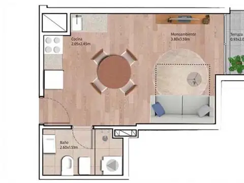 Departamento en Venta en La Blanqueada , USD 65.800