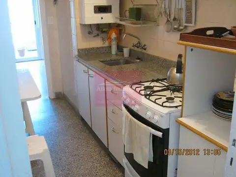 3 AMBIENTES AL FRENTE C/BALCÓN TERRAZA AMPLIO Y VISTA PARCIAL AL MAR