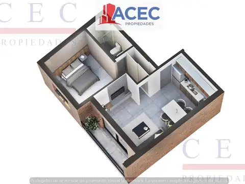 Departamento en Venta de 2 ambientes