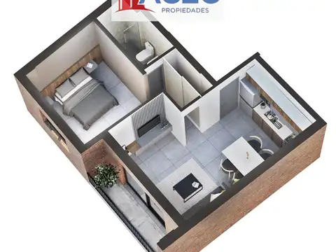 Departamento en Venta de 2 ambientes