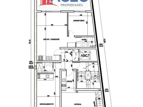 Departamento en Venta en Abasto, USD 65.000