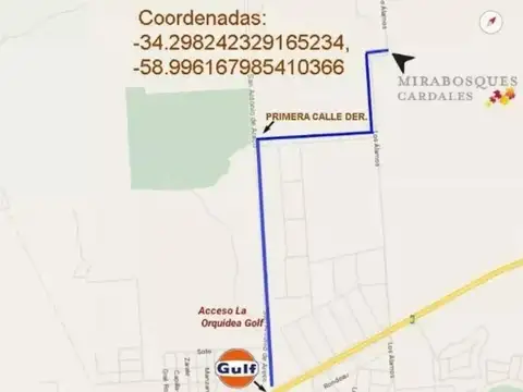 Terreno en Venta en Mirabosques Cardales, USD 37.000