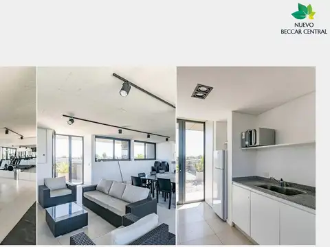 Departamento 2 ambientes con 2 baños