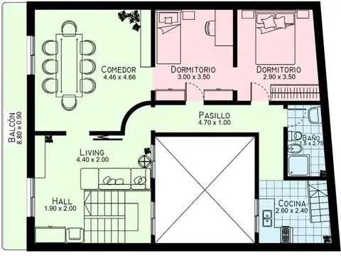 Depto Tipo Casa en Venta de 4 ambientes