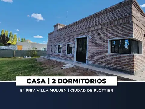 VENTA CASA 2 DORMITORIOS | B° PRIVADO VILLA MULUEN