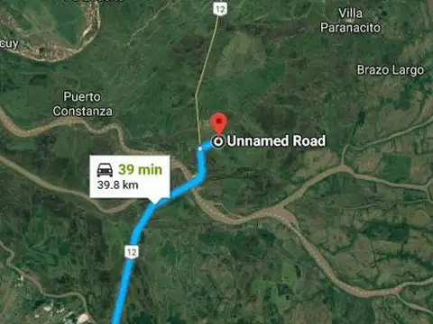 Campo en Venta 340 has en Paranacito Entre Rios, a 1500 metros de RN12