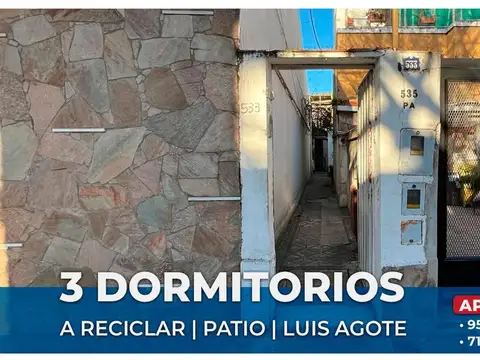  VENTA CASA PASILLO 3 DORMI A RECICLAR NO PH