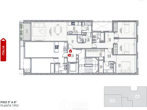 Departamento en Venta al Oeste