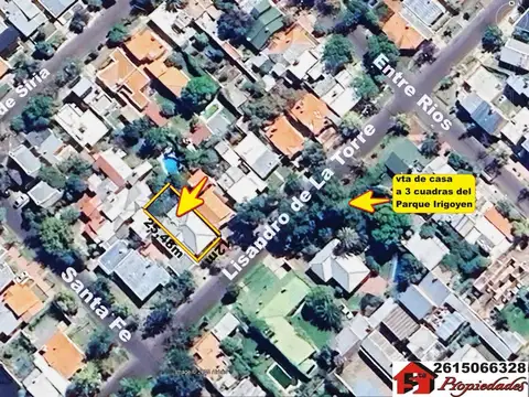 SAN RAFAEL -  Casa 306/182M2 a 3 cuadras de PARQUE IRIGOYEN
