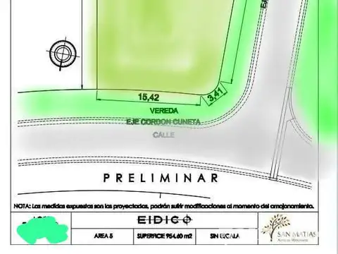 Terreno en Venta en San Matias, USD 135.000