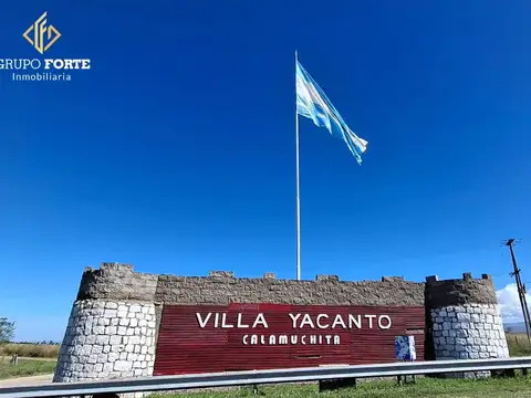 OPORTUNIDAD TERRENO CON ESCRITURA  EN YACANTO