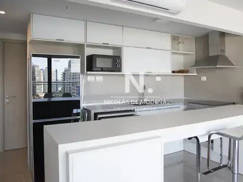 Apartamento en venta en Torre Onix, moderno diseño con amenties proxal mar, 1 dormitorio