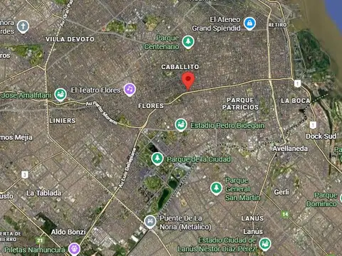 Avenida Directorio e/ Pasaje Craig y Riglos