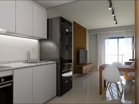 Departamento Monoambiente con 1 baño