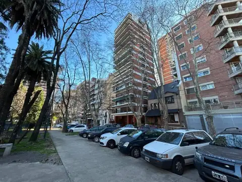 Departamento reciclado frente a la estacion de Belgrano R. VIsta abierta al verde.