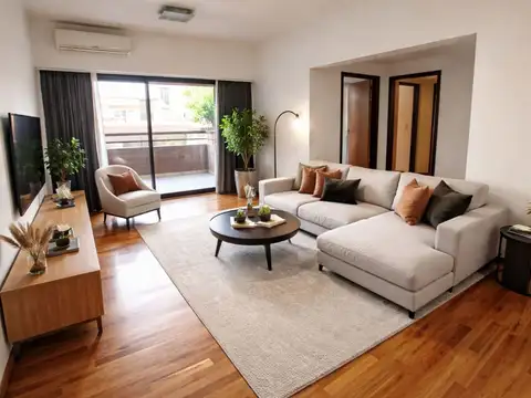 2 Amb. - con cochera - estado impecable - balcon.-