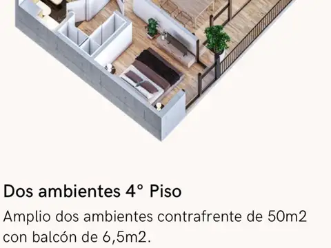 DEPTO 2 AMB C/ BALCÓN / VENTA - PARQUE PATRICIOS