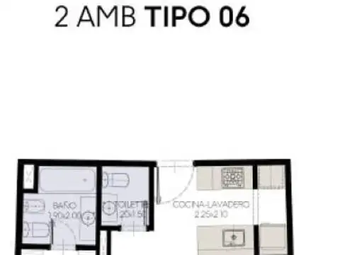 Departamento en Alquiler de 2 ambientes