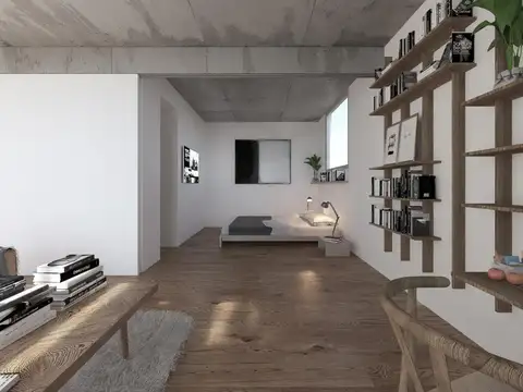 Departamento Monoambiente con 1 baño
