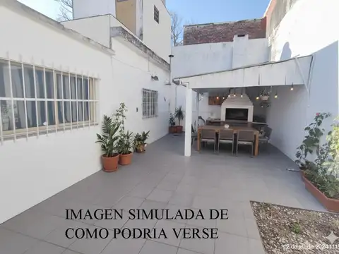 OPORTUNIDAD - CASA  AMERICANA 3 AMB  PARA AMPLIAR