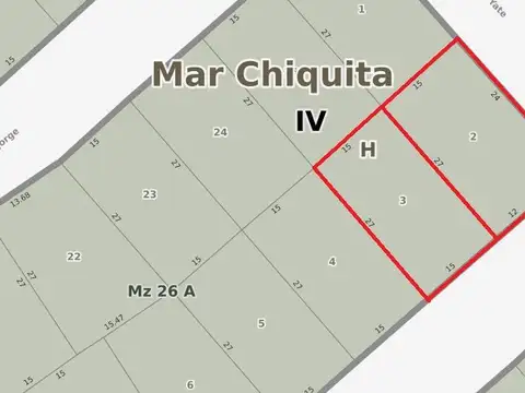 Terreno en Venta en La Caleta, USD 80.000