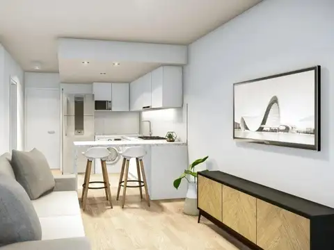 Departamento Monoambiente con 1 baño