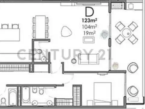 Allende 4400, Piso 1