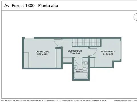 Departamento 3 ambientes con 1 baño
