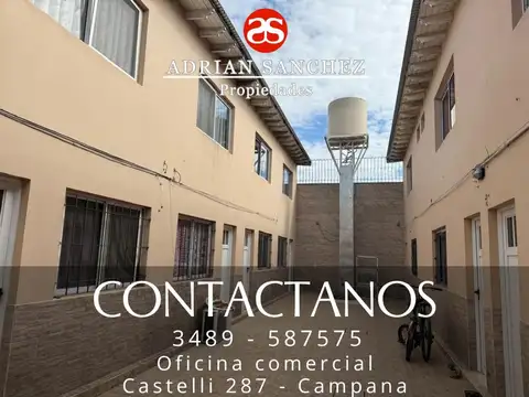 Departamento 2 ambientes con 1 baño