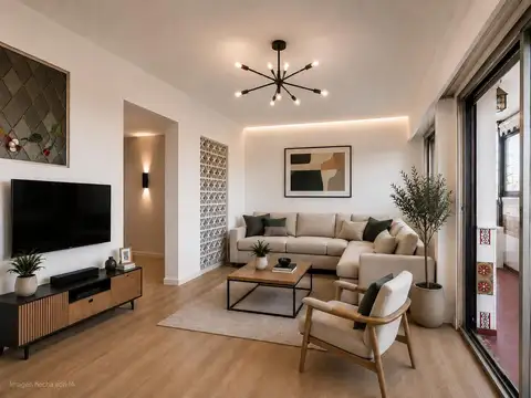 Departamento 3 amb, frente Villa Crespo apto crédito, balcon
