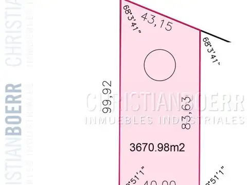 Terreno en Venta de 3671,0 m2