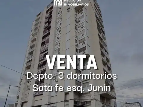 Departamento en venta | santa fe 885
3 dormitorios | 1 cochera