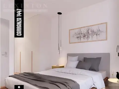 Departamento 2 ambientes con 1 baño