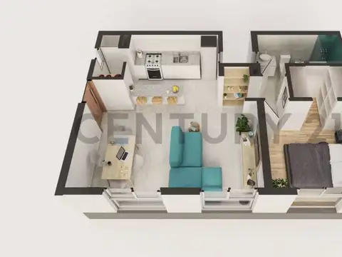 Departamento en Venta de 2 ambientes
