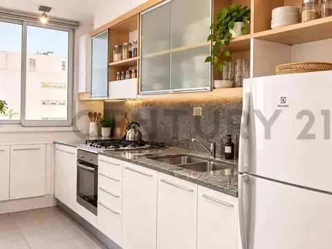 Departamento 3 ambientes con 2 baños