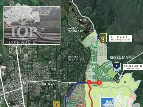 Terreno en Venta 22  mts Fondo