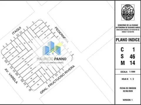  OPORTUNIDAD UNICA LOTE EN VENTA DE 206m2   EDIFICABLE HASTA 14,60 METROS DE ALTURA.