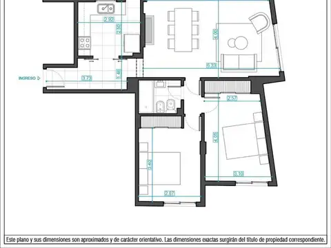 Departamento en Venta de 3 dormitorios