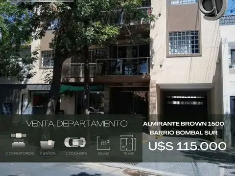Departamento en venta c/ cochera en Godoy Cruz