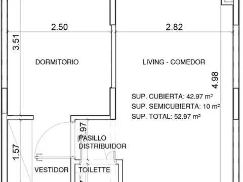 Departamento en Venta en Belgrano R, USD 99.700