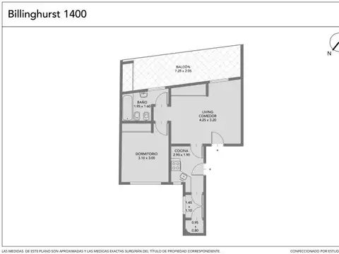 Billinghurst 1400, Piso 8