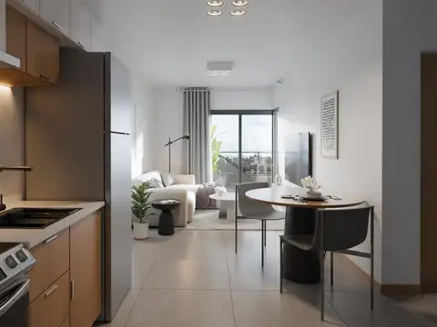 Departamento Monoambiente con 1 baño