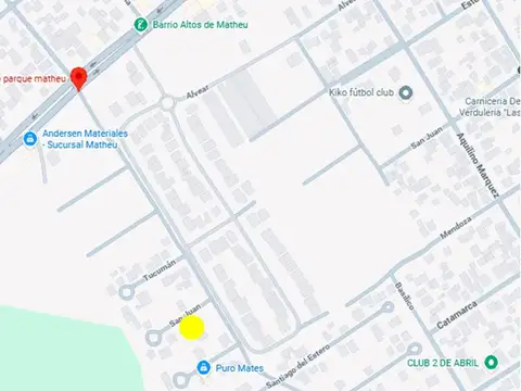Terreno en Venta en Matheu, USD 29.000