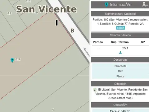 VENTA TERRENO SAN VICENTE IDEAL DESARROLLO PERMUTA