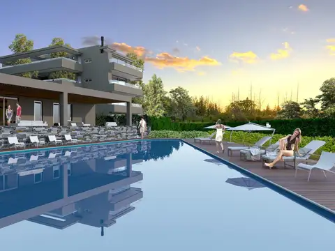 Departamento 3 ambientes con 2 baños