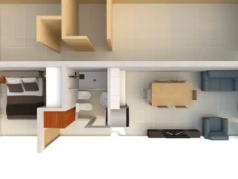 Departamento en Venta de 1 dormitorio