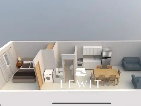 Departamento en Venta de 1 dormitorio