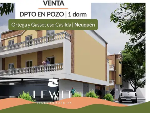Venta departamento en construcción | 1 dormitorio | balcón | cochera | Zona Canal V | Neuquén